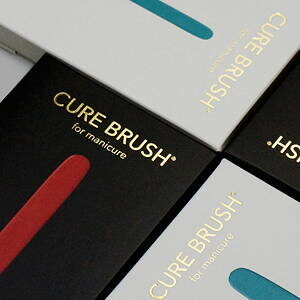 CURE BRUSH マニキュア専用　ブラシ　ネイル専用ブラシ　日本製　made in japan